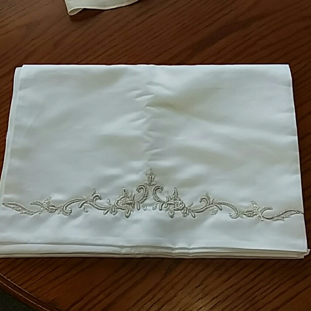 White Satin Bridal Shawl 2